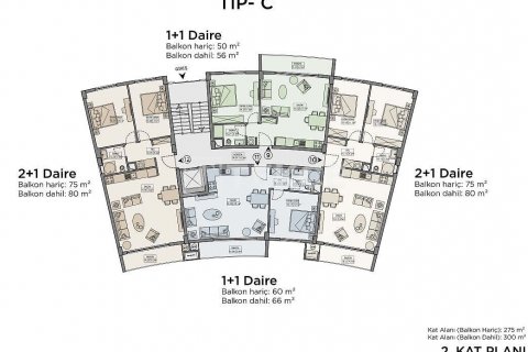 Продажа квартиры в Гирне, Северный Кипр 2+1, 83м2, №190458 – фото 29
