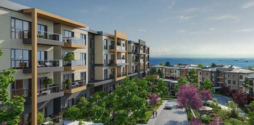 Квартира  4-х ком. в Стамбуле, Турция №193149