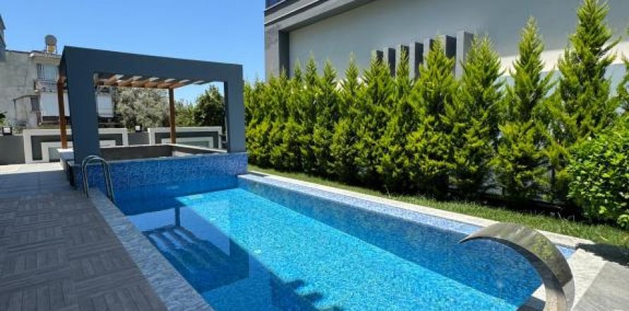 Вилла  7-х ком. в Каргыджаке, Аланья, Анталья, Турция №193917