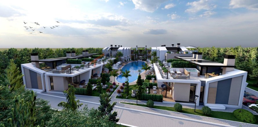 1+1 Apartment  in Lapta, Girne, Northern Cyprus No. 191143