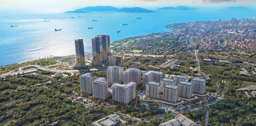 آپارتمان در  Istanbul ، ترکیه 3 خوابه ، 146 متر مربع.  شماره 189392