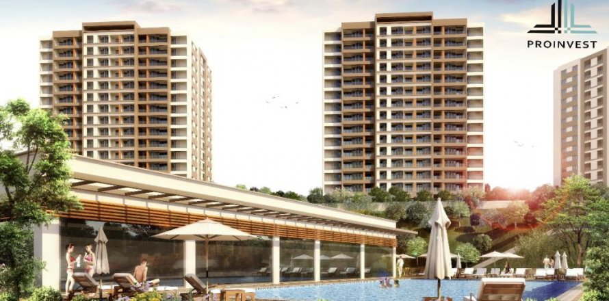 Квартира  4-х ком. в Стамбуле, Турция №186342