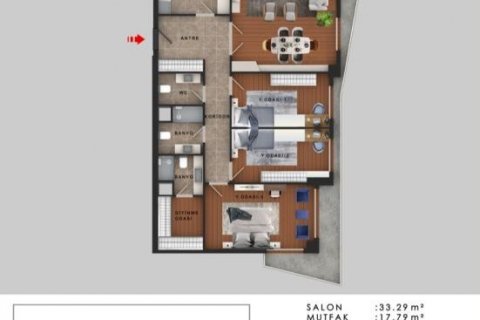 Apartment for sale  in Istanbul, Turkey, 189m2, No. 186338 – photo 28