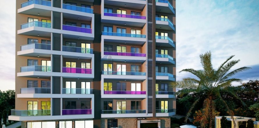 1+1 Leilighet  i Alanya, Antalya, Tyrkia Nr. 211460