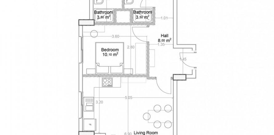 Квартира в Yekta Green Life Gazipasa Residence 2+1, Газипаша, Анталья, Турция №192654