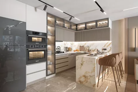 Продажа квартиры  в Аксу, Анталье, Турция 2+1, 78м2, №183066 – фото 30