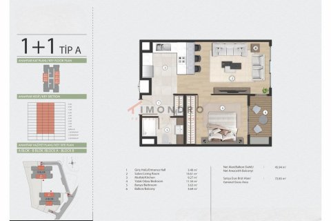 3+1 Wohnung in Gaziosmanpasa, Istanbul, Türkei Nr. 191412 - 3