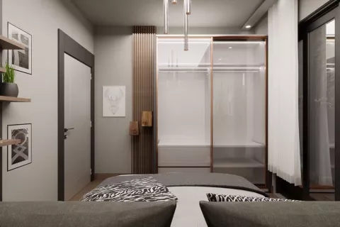 آپارتمان در  Aksu ، امارات متحده عربی 1 خوابه ، 58 متر مربع.  شماره 182781 - 10