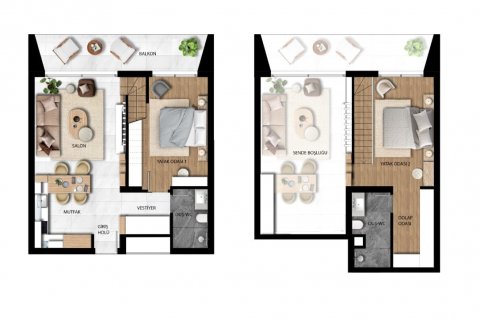 آپارتمان در  Iskele ، ترکیه 120 متر مربع.  شماره 193085 - 17