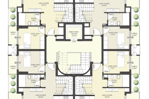 Apartment for sale  in Alanya, Antalya, Turkey, 2 bedrooms, 74m2, No. 185627 – photo 12