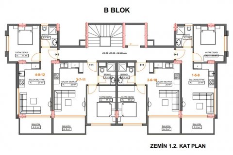 Apartment for sale  in Alanya, Antalya, Turkey, 48m2, No. 186222 – photo 13