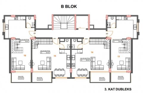 Apartment for sale  in Alanya, Antalya, Turkey, 48m2, No. 186222 – photo 11