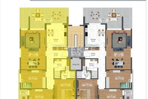 Продажа квартиры в Гемлике, Бурсе, Турция 3+1, 205м2, №184397 – фото 17