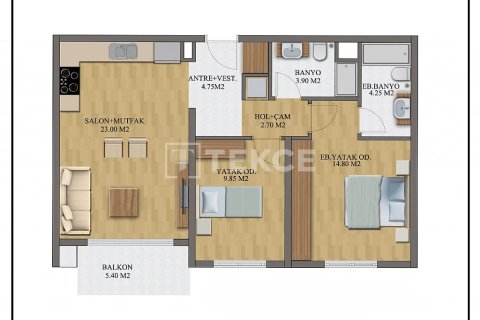 2+1 Lägenhet  i Mudanya, Bursa, Turkiet Nr. 184394 - 13