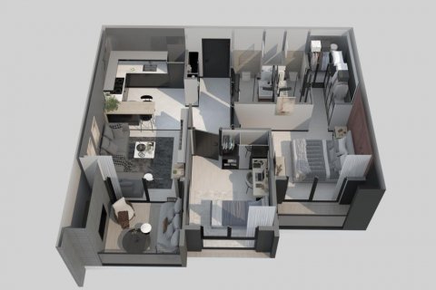 آپارتمان در  Mersin ، ترکیه 115 متر مربع.  شماره 186118 - 29