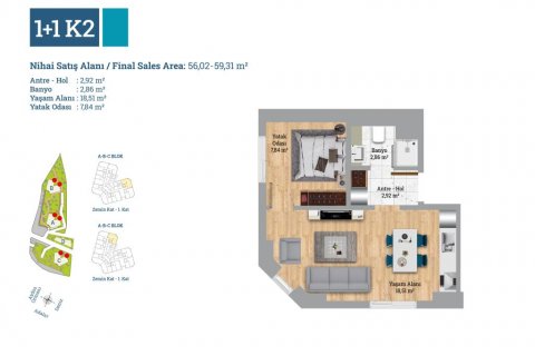 Продажа квартиры  в Стамбуле, Турция, 93м2, №186064 – фото 18