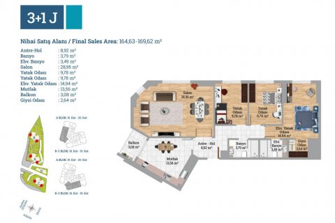 Продажа квартиры  в Стамбуле, Турция, 93м2, №186064 – фото 21