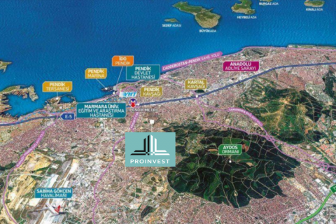 Продажа квартиры  в Стамбуле, Турция 2 комн., 63м2, №186063 – фото 15