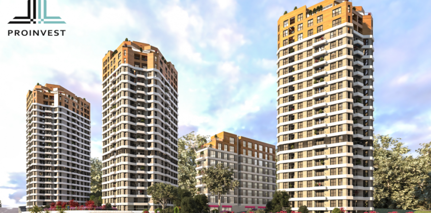 Квартира  2-х ком. в Стамбуле, Турция №186063