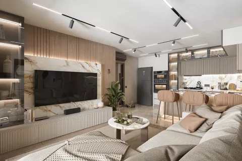 Продажа квартиры  в Аксу, Анталье, Турция 1+1, 58м2, №183062 – фото 29