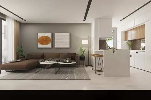 Продажа квартиры  в Аксу, Анталье, Турция 1+1, 64м2, №183060 – фото 26