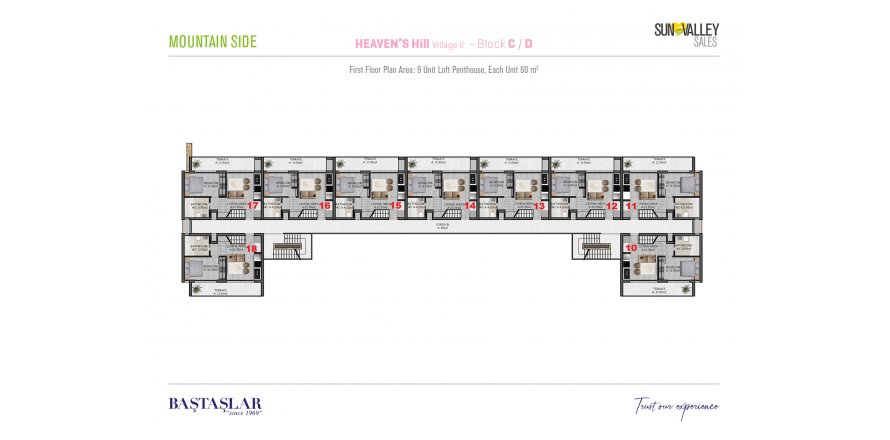 2+1 Wohnung in Heaven's Hill Village II,  Nr. 188282