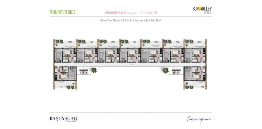 1+1 Wohnung in Heaven's Hill Village II,  Nr. 188276