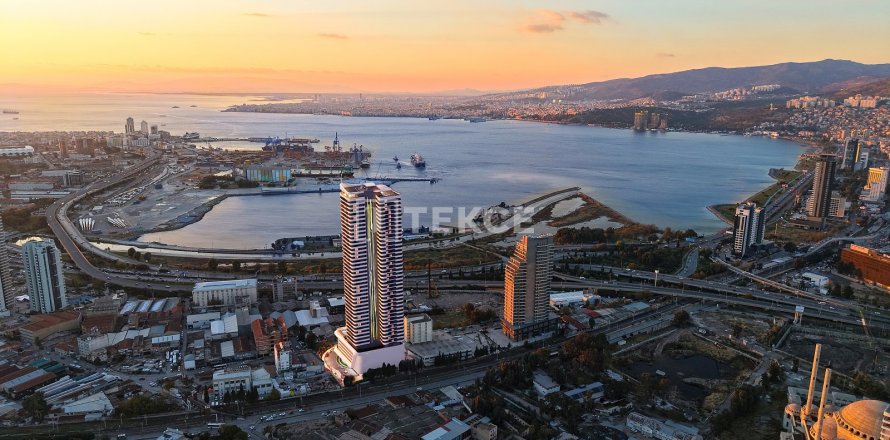 آپارتمان در  Izmir ، ترکیه 1 خوابه ، 73 متر مربع.  شماره 189660