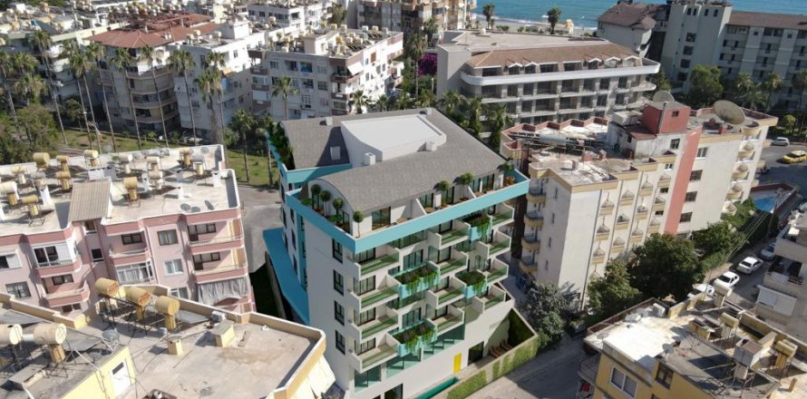 Квартира  2-х ком. в Аланье, Анталья, Турция №189658