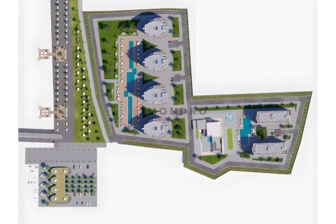 Leilighet  i Gaziveren, Guzelyurt,  Nr. 181847 - 13