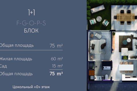 Продажа квартиры  в Фамагусте, Северный Кипр 2 комн., 60м2, №210790 – фото 26