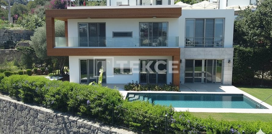 4+1 Villa  i Bodrum, Mugla, Tyrkiet Nr. 206518