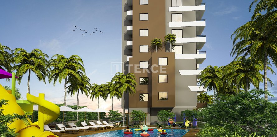 2+1 Leilighet  i Mezitli, Mersin, Tyrkia Nr. 176448