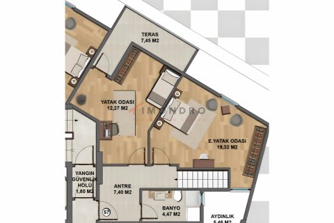 2+1 Leilighet  i Sisli, Istanbul, Tyrkia Nr. 211749 - 21