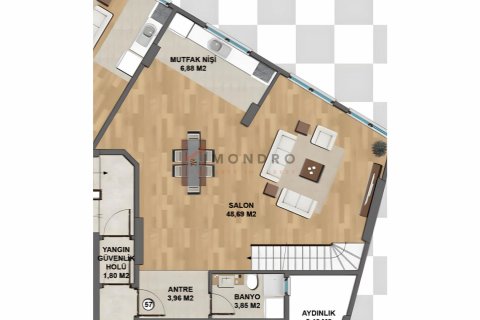 2+1 Leilighet  i Sisli, Istanbul, Tyrkia Nr. 211749 - 22