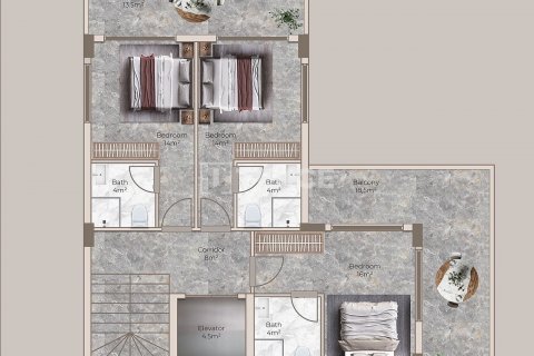 Продажа виллы в Аланье, Анталье, Турция 5+1, 430м2, №206676 – фото 23