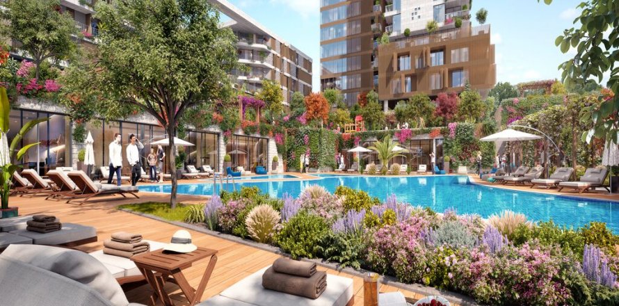 آپارتمان در Istanbul ، ترکیه 2 خوابه ، 100 متر مربع. شماره 188955