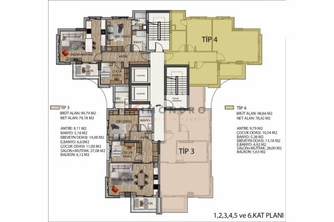 Продажа квартиры  в Коньяалты, Анталье, Турция 4+1, 169м2, №176290 – фото 22