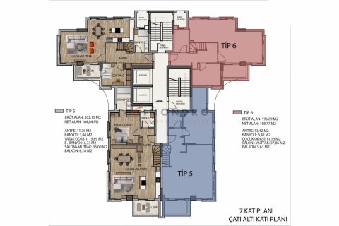 Продажа квартиры  в Коньяалты, Анталье, Турция 4+1, 169м2, №176290 – фото 24