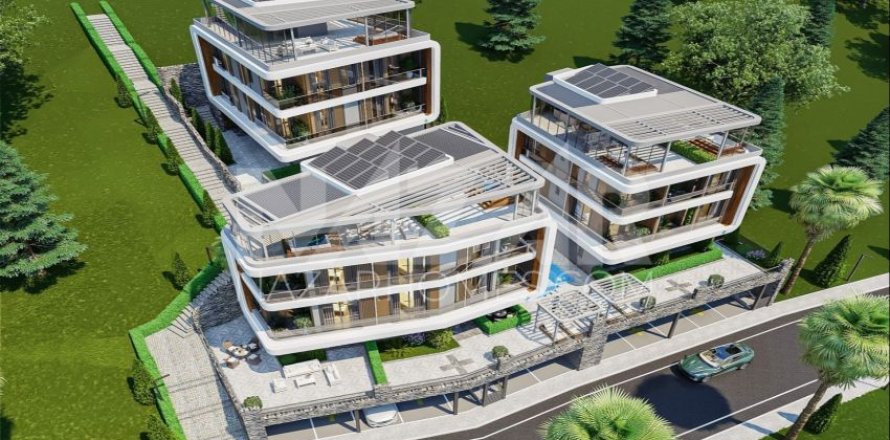 2+1 Lägenhet  i Alanya, Antalya, Turkiet Nr. 211677