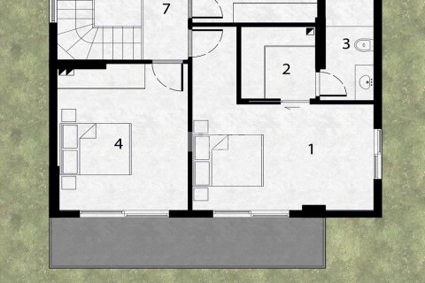 4+1 Villa  i Kusadasi, Aydin, Tyrkiet Nr. 211665 - 24