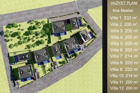 4+1 Villa  i Kusadasi, Aydin, Tyrkiet Nr. 211665 - 21