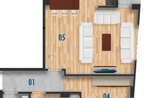 Продажа квартиры  в Мугле, Турция 2+1, 85м2, №189418 – фото 18