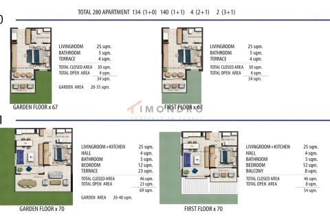 Apartment for sale  in Northern Cyprus, 3 bedrooms, 113m2, No. 192256 – photo 12