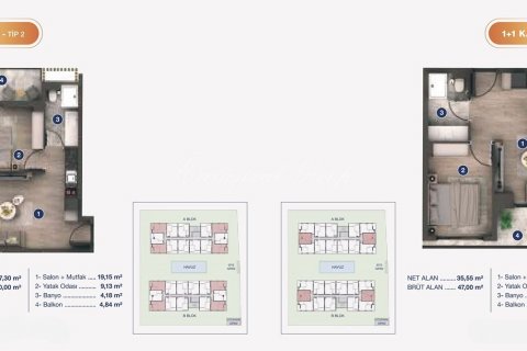 Apartment for sale  in Izmir, Turkey, 1 bedroom, 35m2, No. 191200 – photo 12