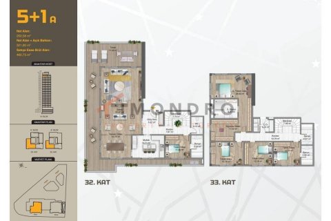 4+1 Lejlighed  i Umraniye, Istanbul, Tyrkiet Nr. 193101 - 30