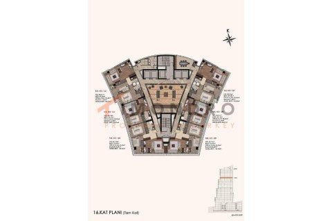 Продажа квартиры  в Умрание, Стамбуле, Турция 1+1, 85м2, №193100 – фото 15