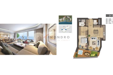 Apartment for sale  in Bakırköy, Istanbul, Turkey, 1 bedroom, 88m2, No. 168098 – photo 20