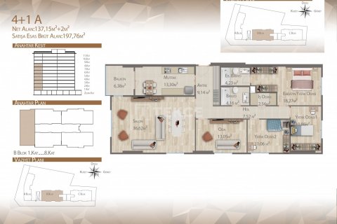1+1 Wohnung  in Istanbul, Türkei Nr. 194274 - 23