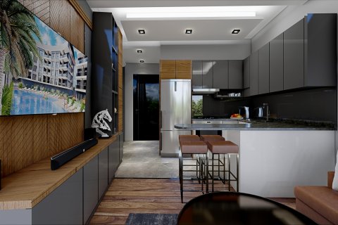 آپارتمان در Alanya ، ترکیه 1 خوابه ، 50 متر مربع. شماره 211549 - 2